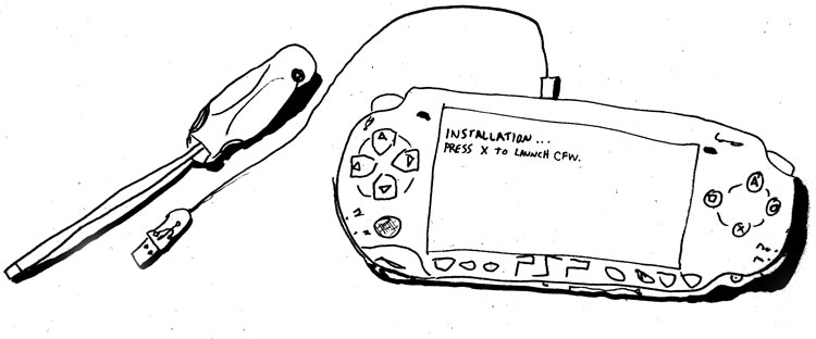 Artist Draws Realistic Sony PSP in MS Paint - TechEBlog